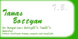 tamas bottyan business card